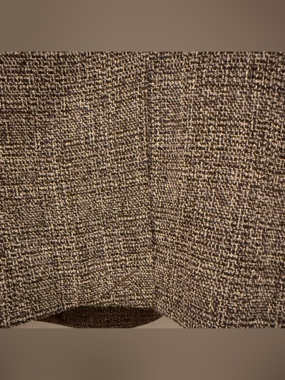 7th Avenue Brown Tweed Blazer & Skirt Suit Set - Brown - Picture 7 of 13